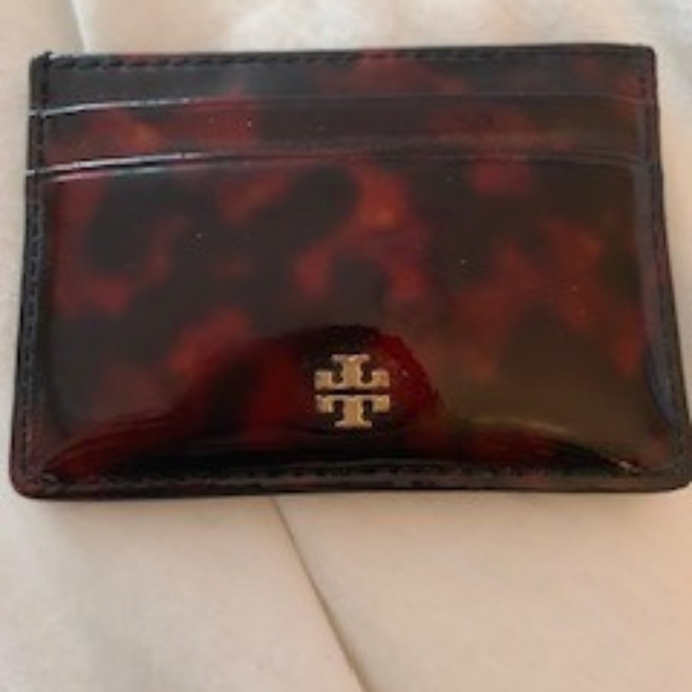 Tory Burch Tortoise Card Holder